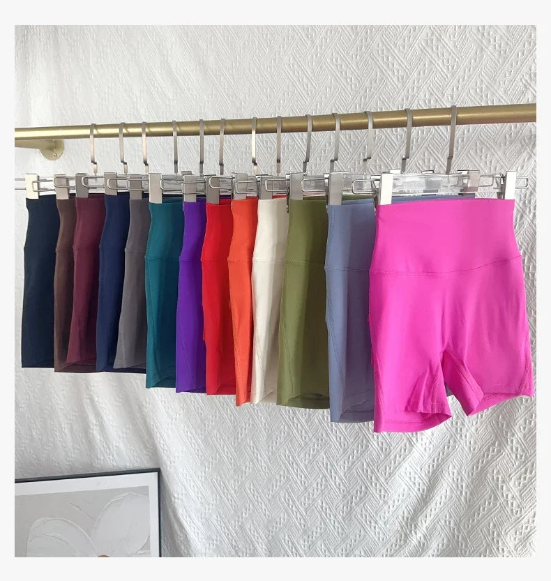 Women's High Waist Yoga Shorts - Butt Lift Fitness Gym Running Sportswear
