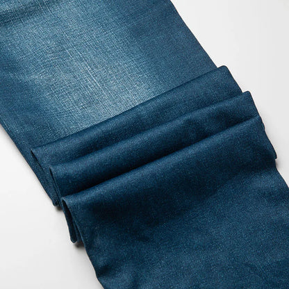 Push Up Seamless Faux Denim Leggings - High Waist Elastic Skinny Pencil Pants