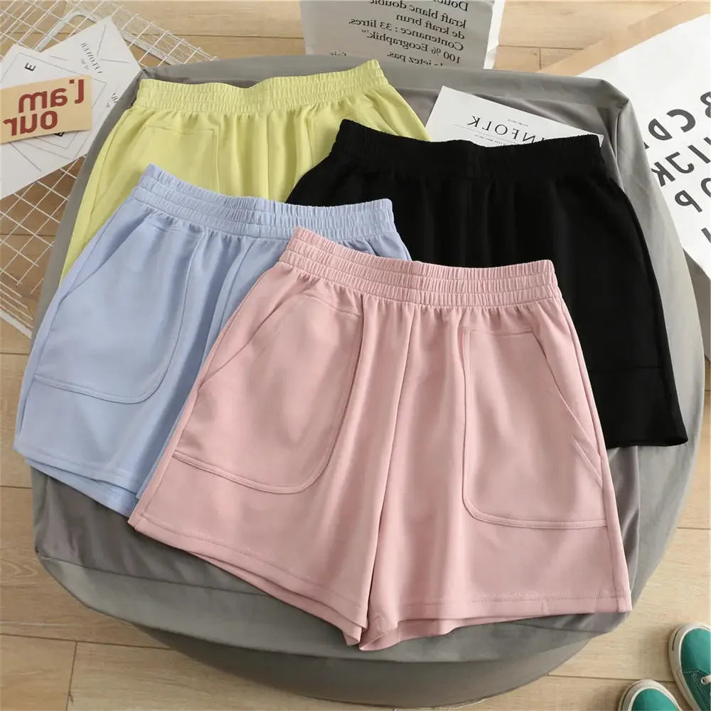 2024 High Waist Casual Shorts - Perfect for Sports & Homewear