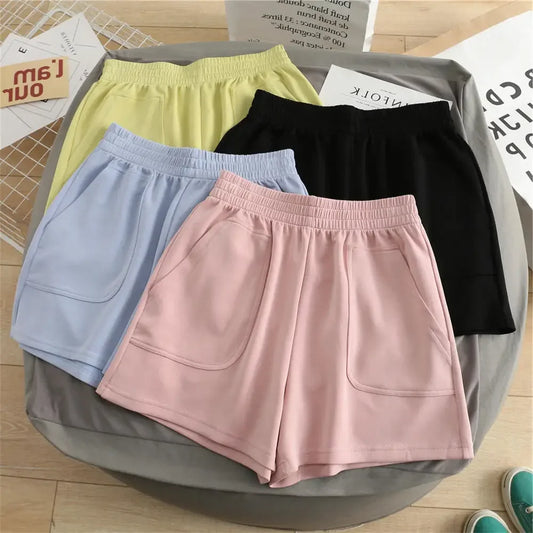 2024 High Waist Casual Shorts - Perfect for Sports & Homewear