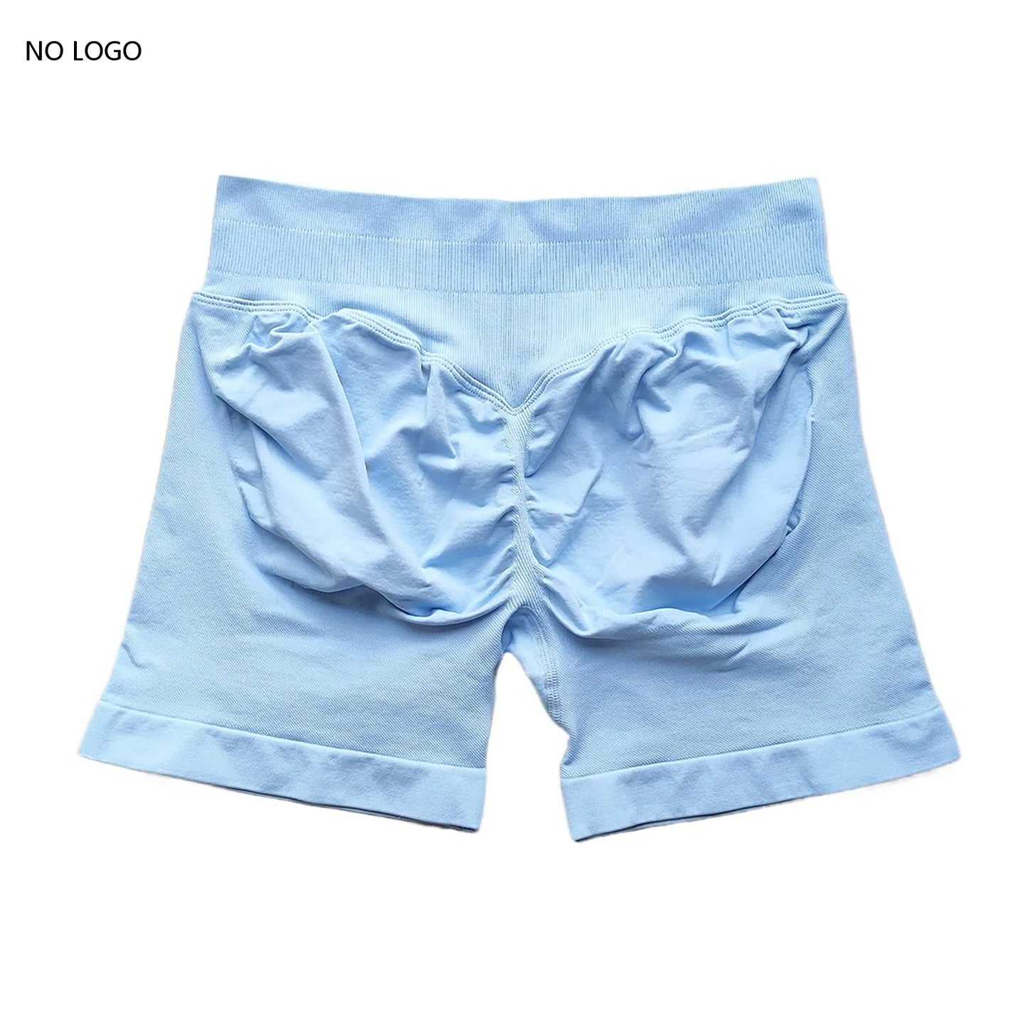 Seamless Scrunch Gym Shorts - Low Waist, High Stretch Performance