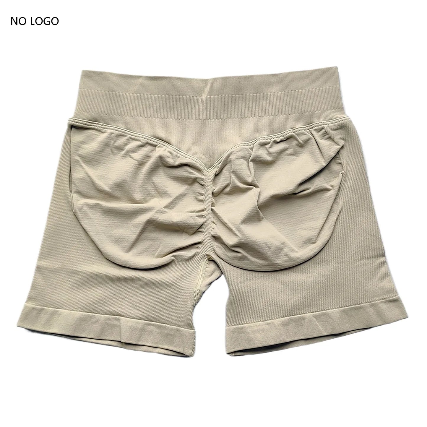 Seamless Scrunch Gym Shorts - Low Waist, High Stretch Performance