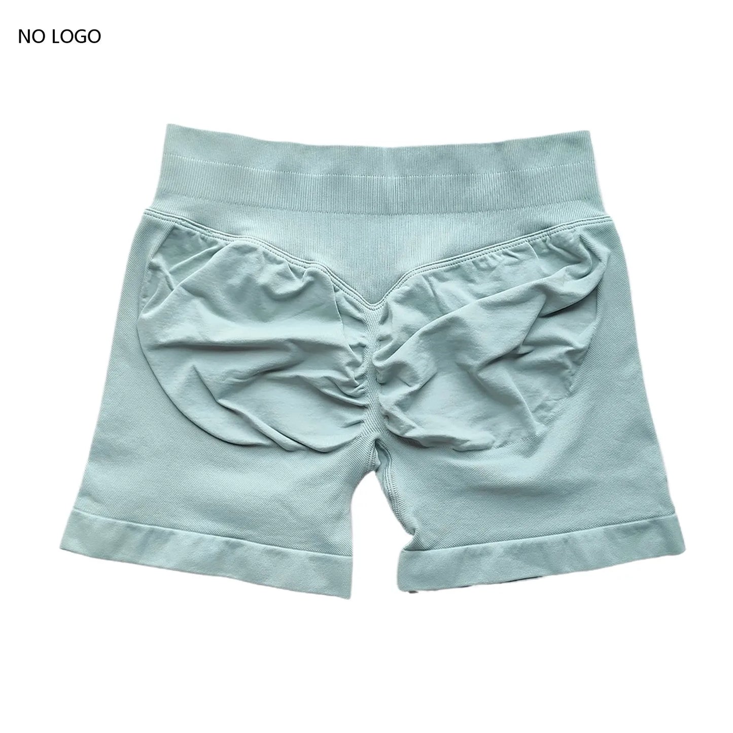 Seamless Scrunch Gym Shorts - Low Waist, High Stretch Performance