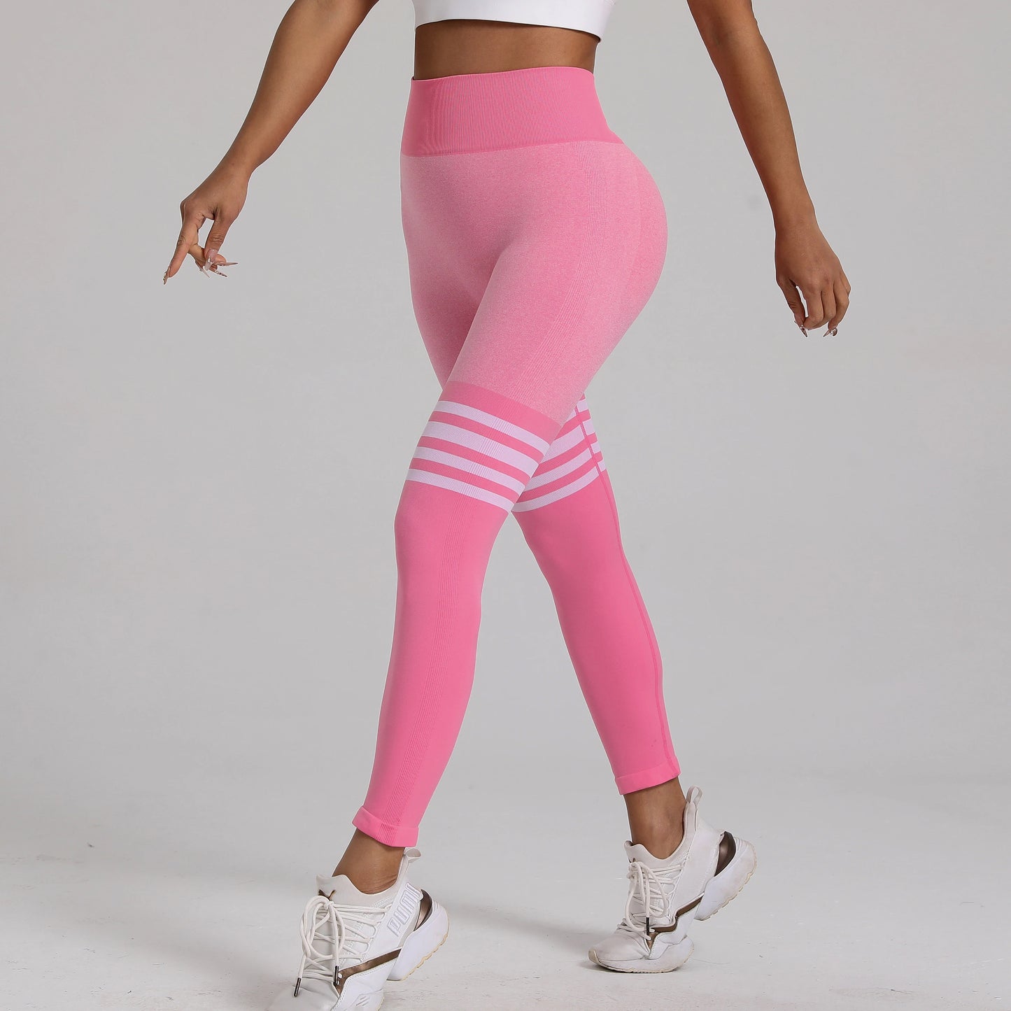 Women's Butt Lifting Gym Leggings - V Back Athletic Scrunch Design, S-XL Sports Tights