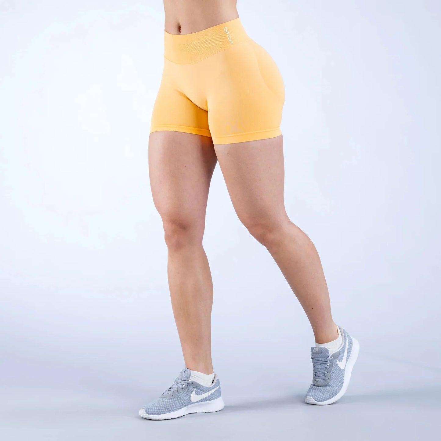 Dfyne Impact Scrunch Bum Shorts - Low Waist, Seamless, 2025 Fitness Essential