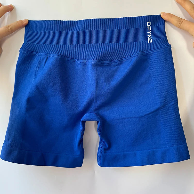Dfyne Impact Scrunch Bum Shorts - Low Waist, Seamless, 2025 Fitness Essential