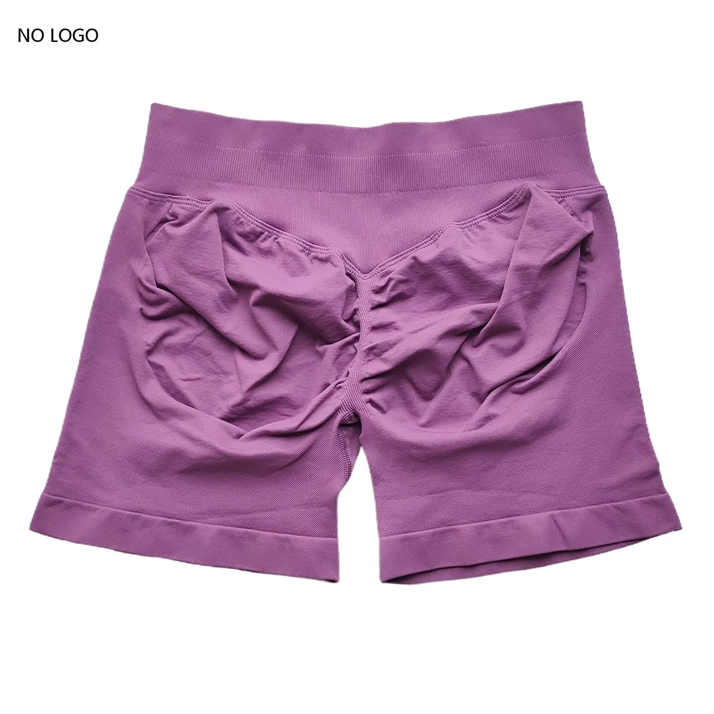 Seamless Scrunch Gym Shorts - Low Waist, High Stretch Performance