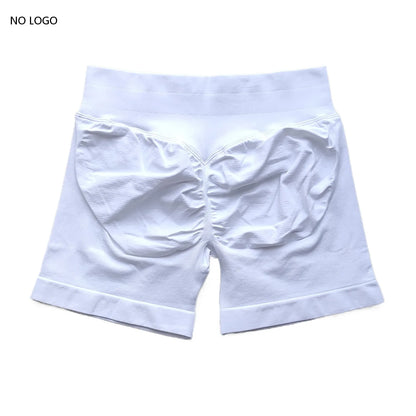 Seamless Scrunch Gym Shorts - Low Waist, High Stretch Performance