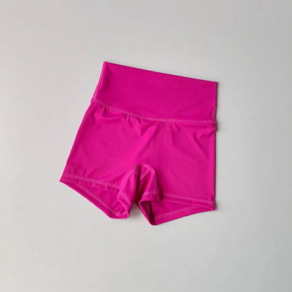 High Waist Elastic Yoga Shorts - Tight Fit, Hip Lifting, Running Pants