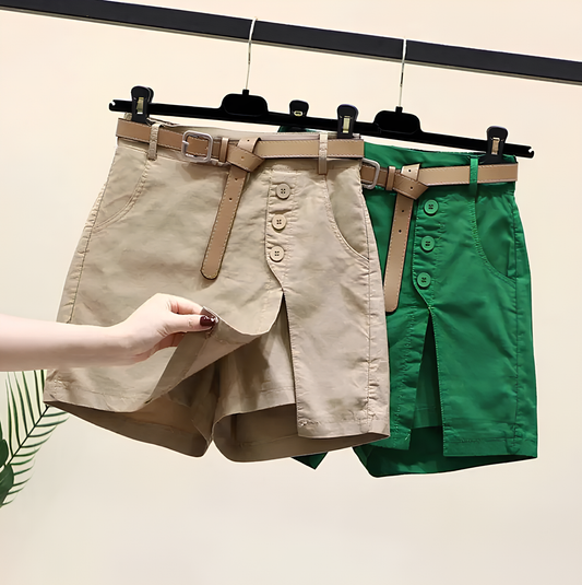 2023 Women's Pure Cotton A-line Shorts - Casual Summer Korean Versatile Style
