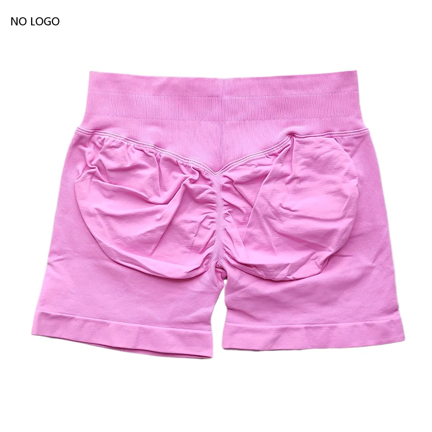 Seamless Scrunch Gym Shorts - Low Waist, High Stretch Performance