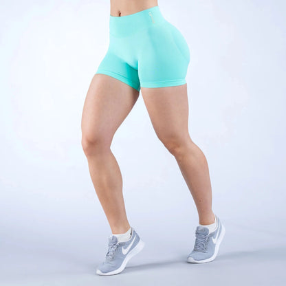 Dfyne Impact Scrunch Bum Shorts - Low Waist, Seamless, 2025 Fitness Essential