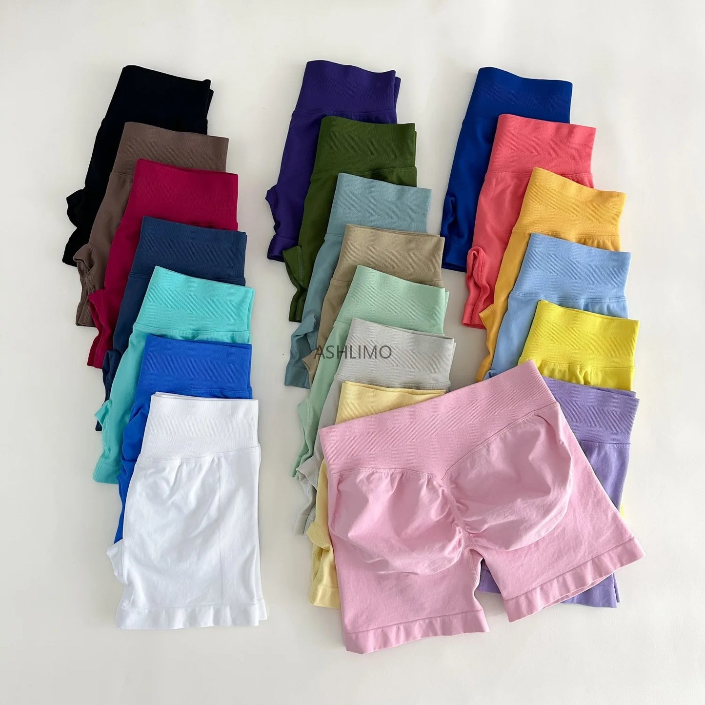Seamless Scrunch Bum Gym Shorts - High Impact & Stretch